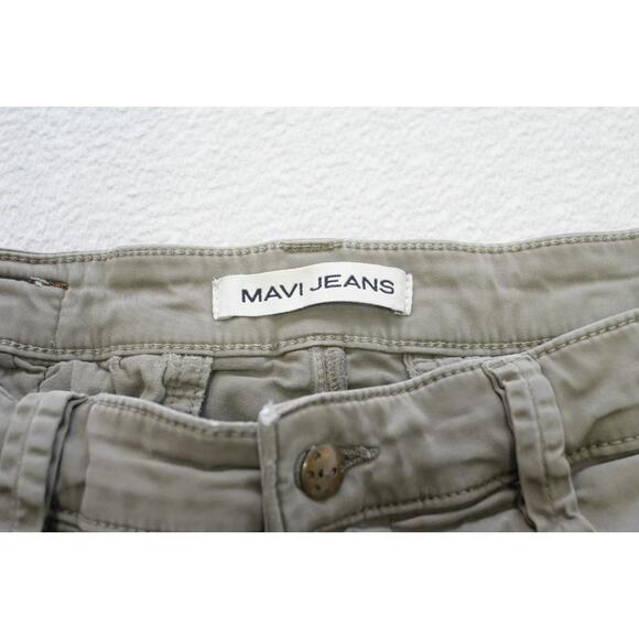 Mavi Jeans Matteo Stretch Shorts Gray Flat Khaki Chinos Mens Size 32 - Picture 4 of 7